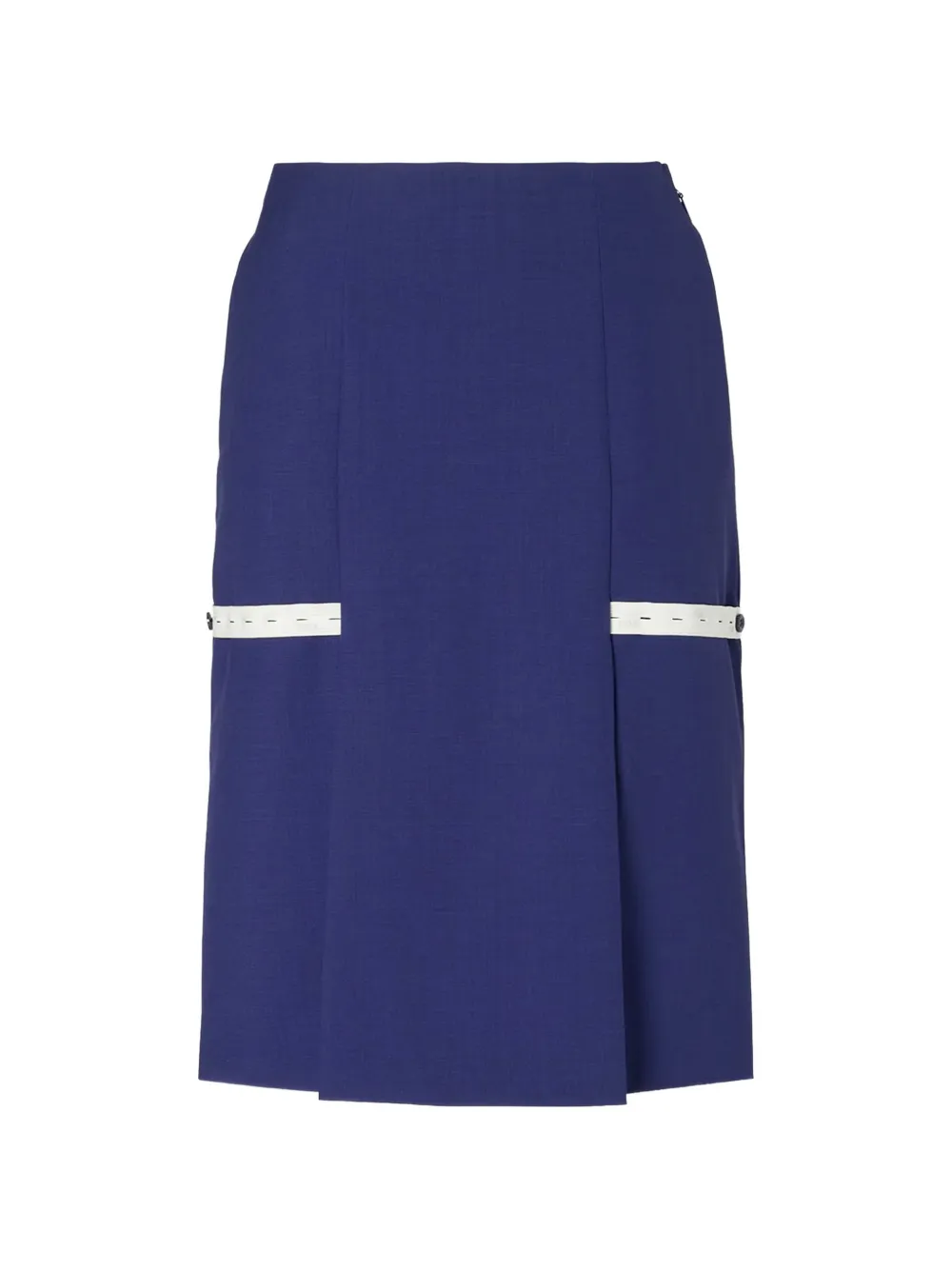 FENDI panelled midi skirt - Blu
