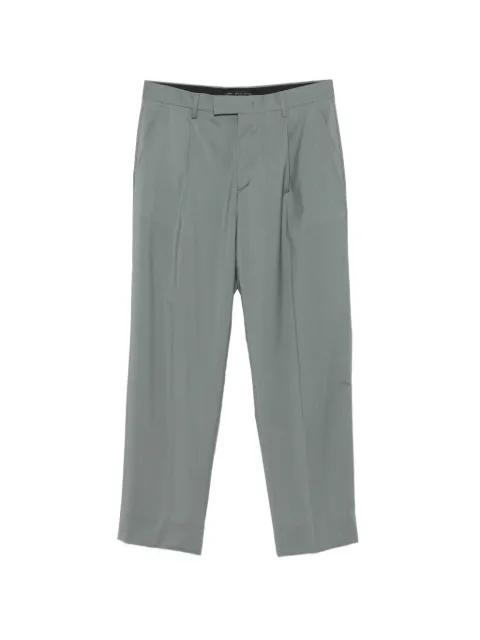 Low Brand pleated pressed-crease trousers