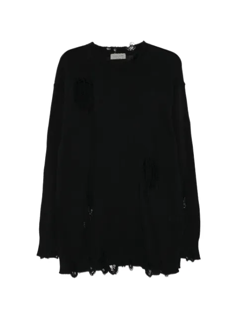 Yohji Yamamoto distressed-effect sweater
