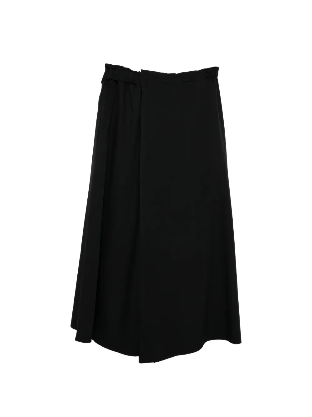 Yohji Yamamoto Gabardine wikkelbroek Zwart