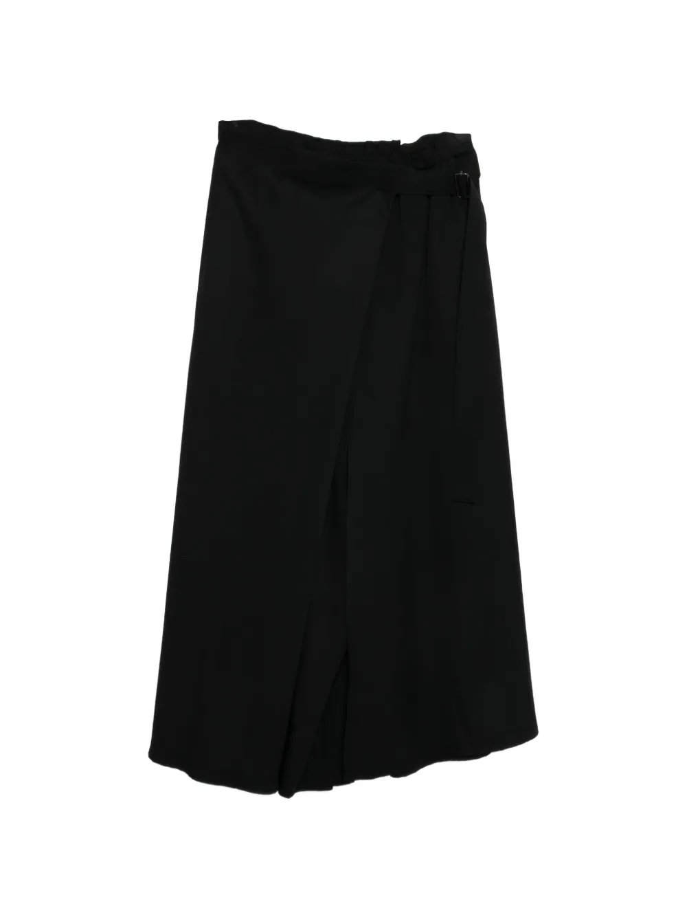 Yohji Yamamoto gabardiine wrapped trousers - Nero