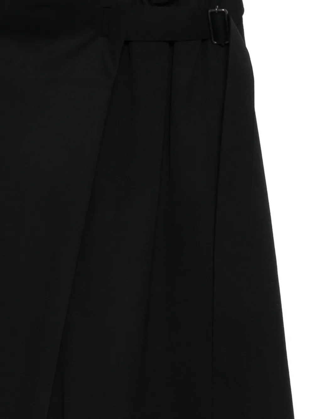 Yohji Yamamoto Gabardine wikkelbroek Zwart