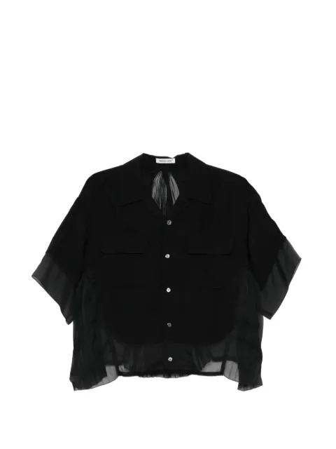 Undercover pleated shirt