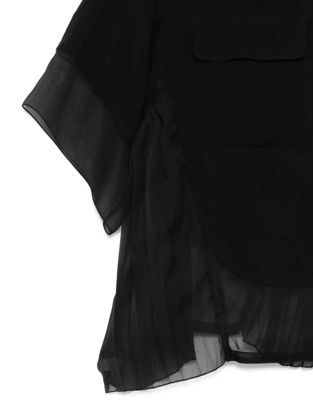 Undercover Geplooid blouse Zwart