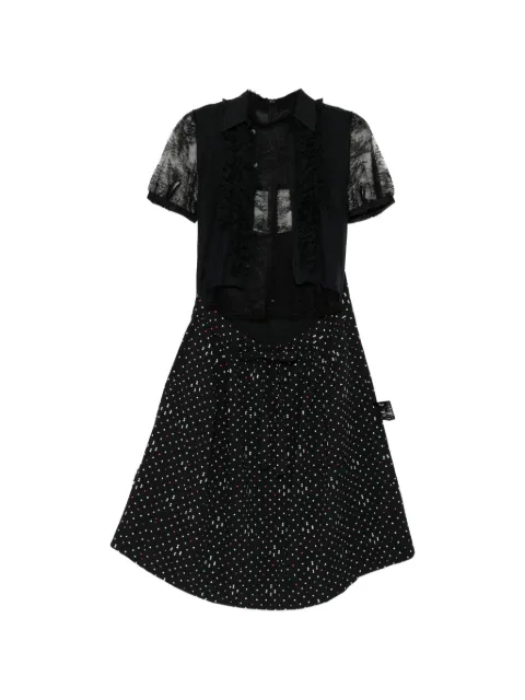 Undercover printed midi dress