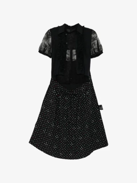 Undercover printed midi dress