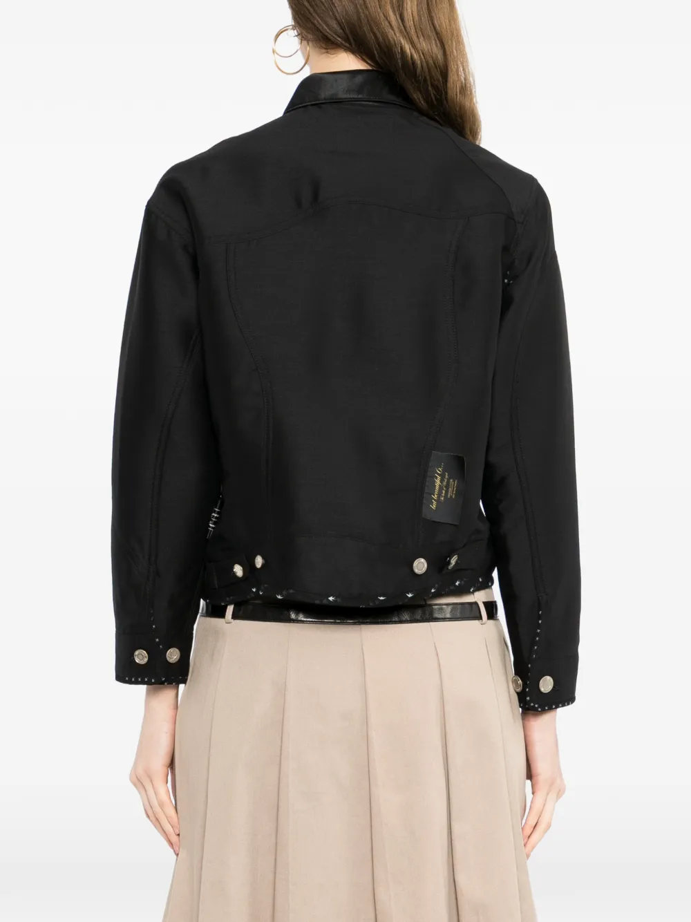 Undercover Jack met print Zwart