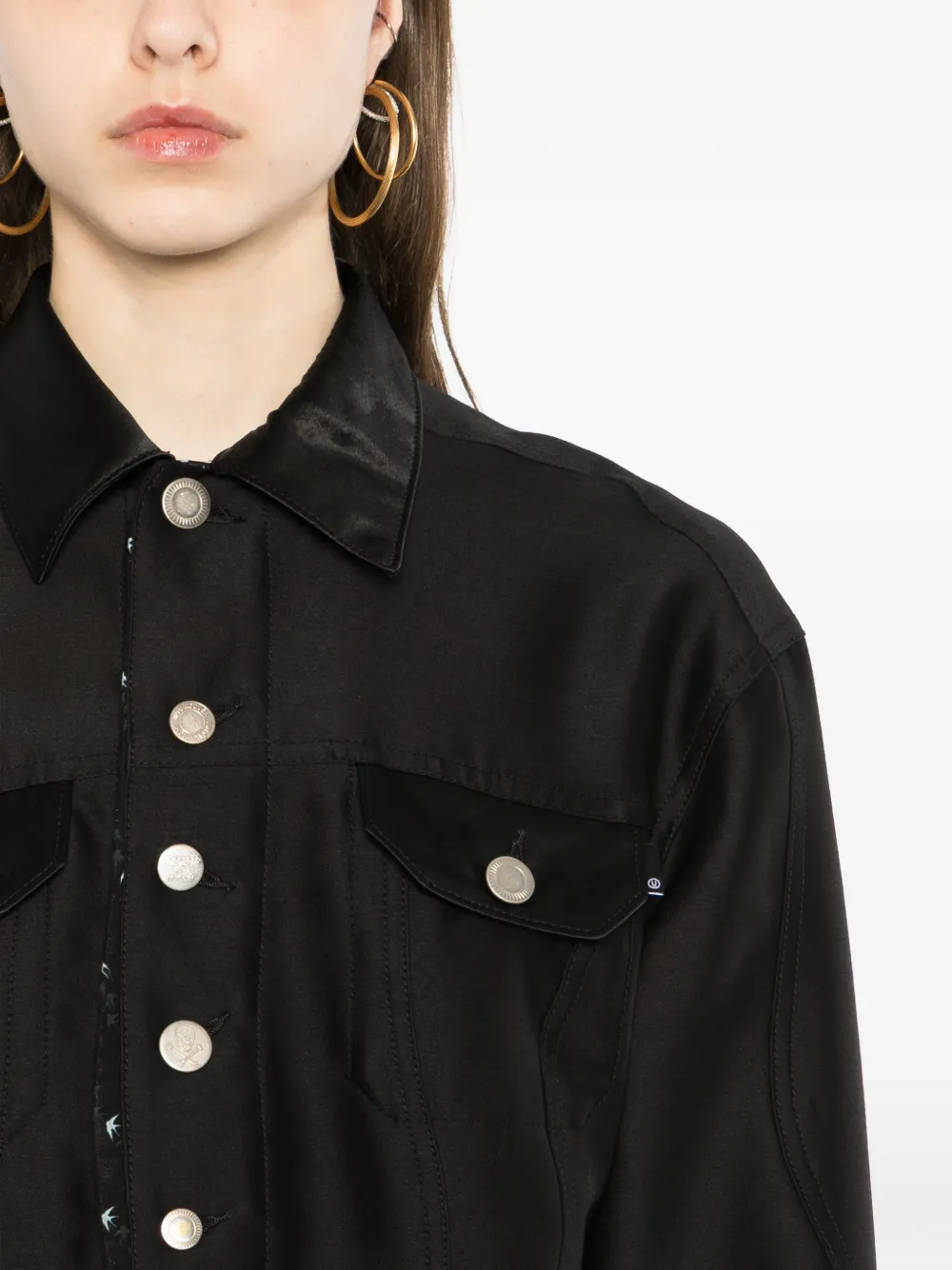 Undercover Jack met print Zwart
