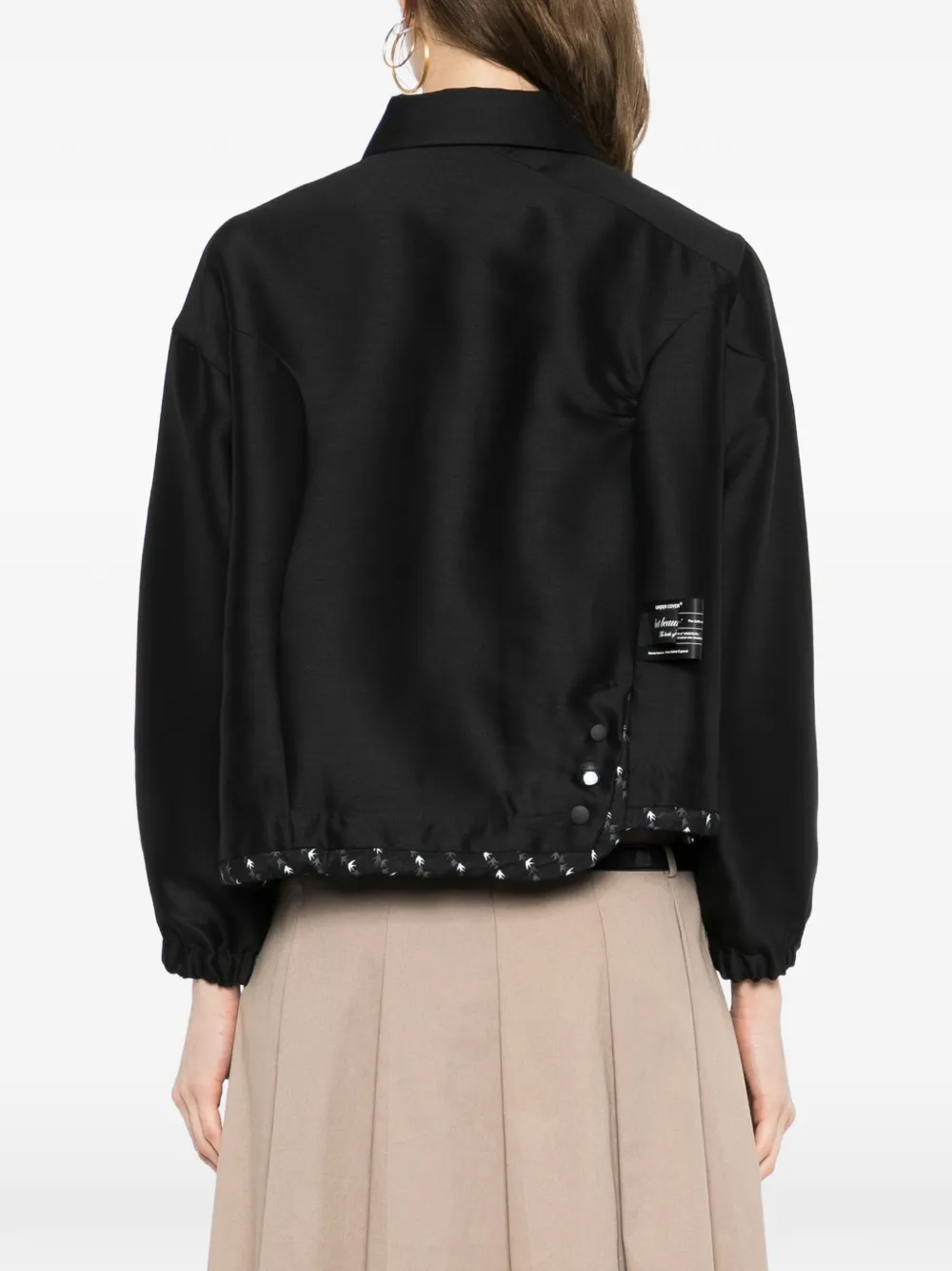 Undercover Jack met print Zwart