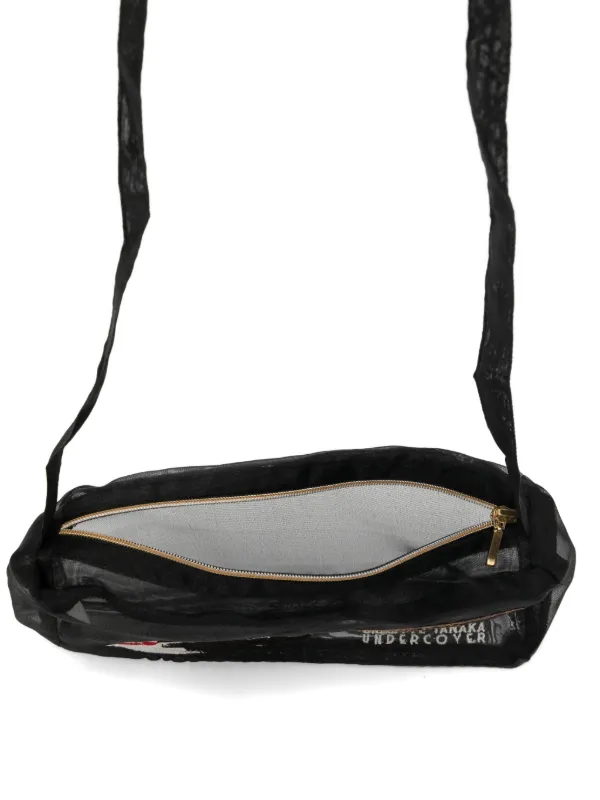 【値下げ】UNDERCOVER×BRIGITTE TANAKA バッグ Undercover x Brigitte Tanaka Embroidered Crossbody Bag | Black
