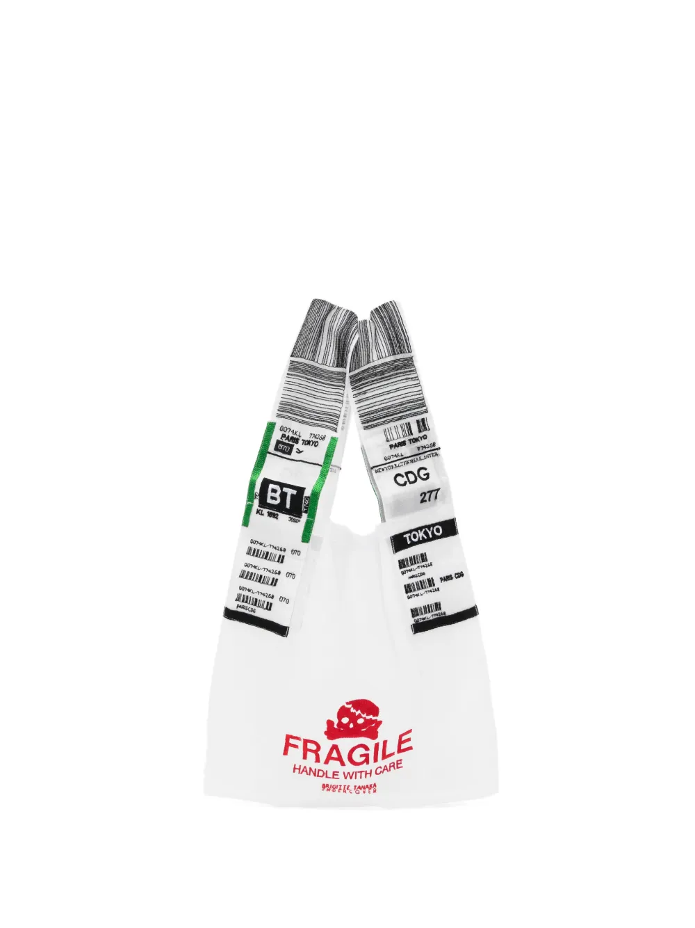 Undercover logo-embroidered graphic-print shoulder bag - Toni neutri