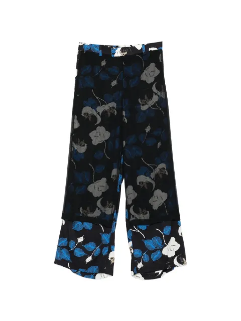 Undercover floral-print trousers