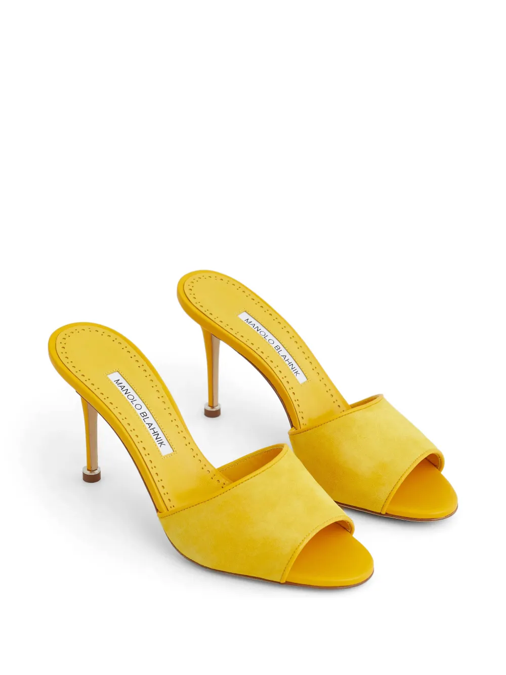 Manolo Blahnik Larache 90 sandals Geel