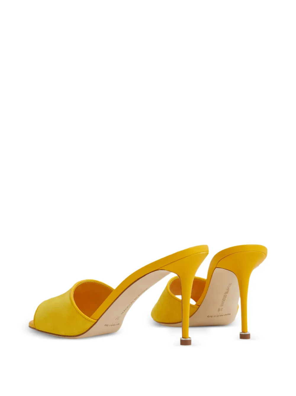 Manolo Blahnik Larache 90 sandals Geel