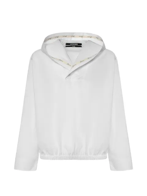 Jacquemus elasticated-hem hoodie