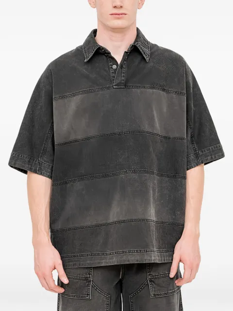 Juun.J panelled polo shirt