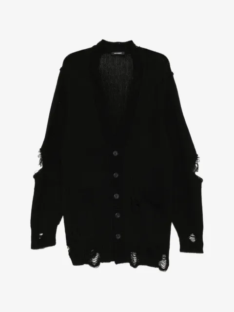Nude:Masahiko Maruyama distressed V-neck cardigan