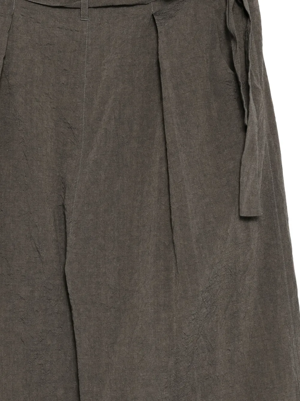  Forme D'expression Pantalones Con Cinturón - Marrón 