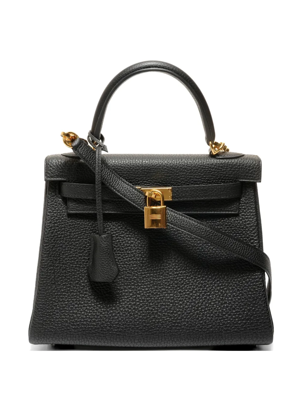 Hermès Pre-Owned 2019 Kelly 25 Togo tote bag - Nero