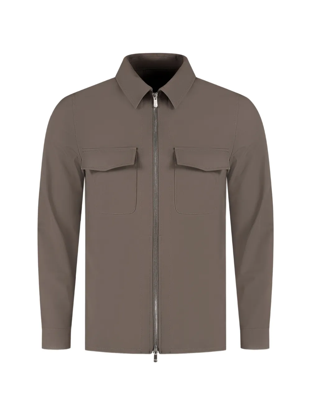 Marco Pescarolo Urus chest-pockets zip-up jacket - Marrone