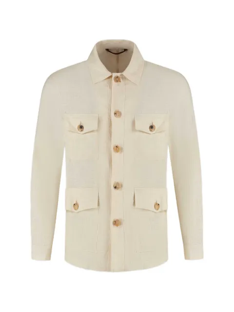 Luigi Borrelli four-pocket button-down shirt jacket
