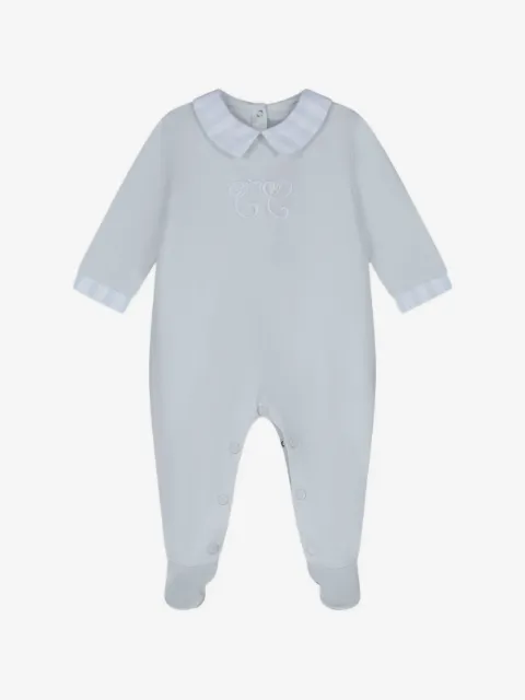 Tartine Et Chocolat Garda logo-embroidered striped-collar cotton pajamas