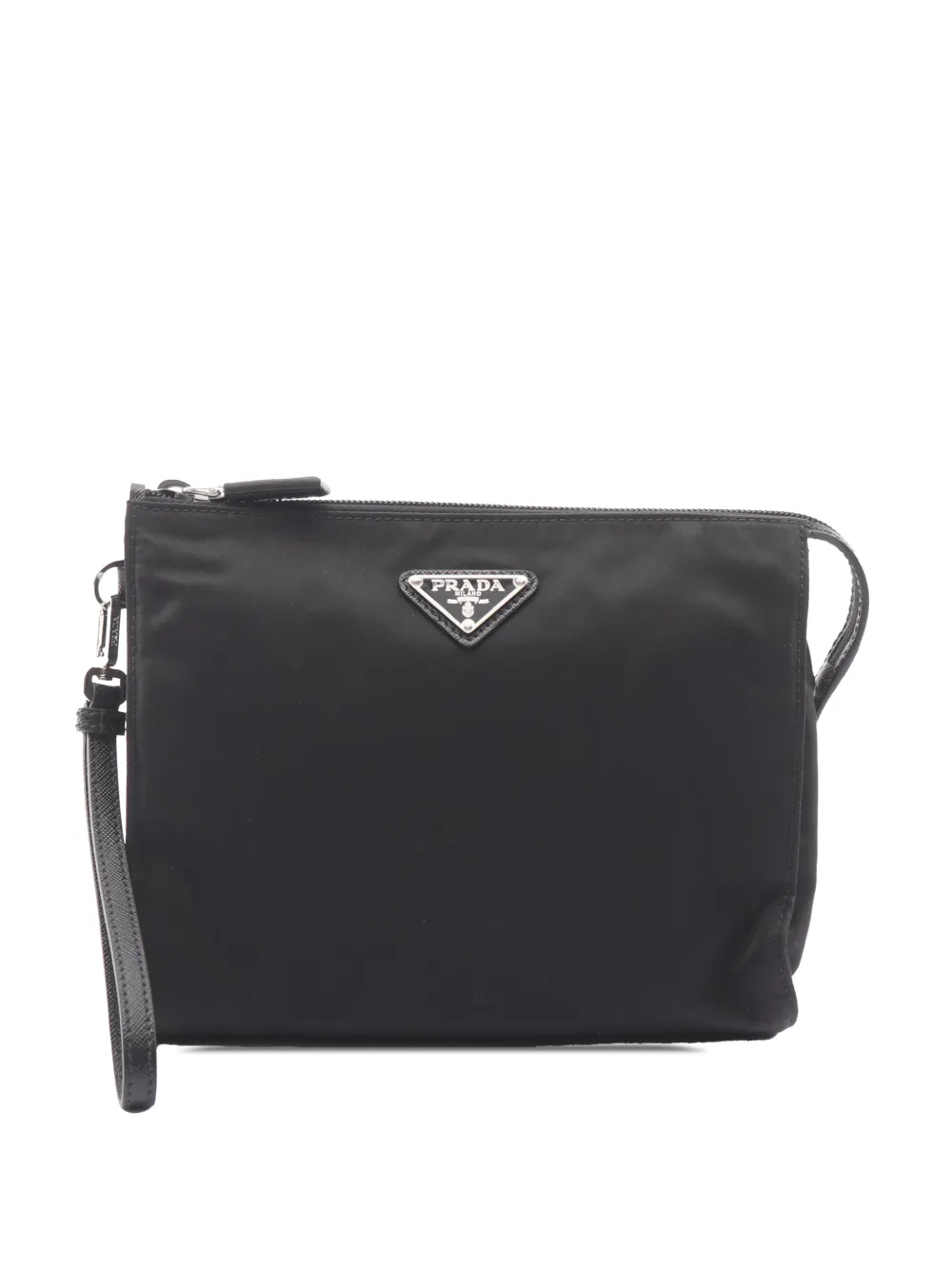 Prada Pre-Owned 2013-2026 Tessuto clutch bag - Nero