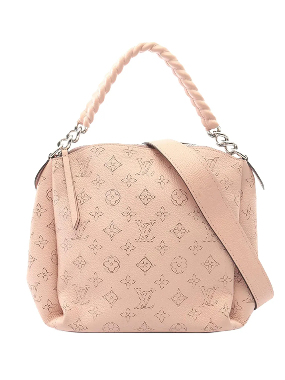 Louis Vuitton Pre-Owned 2017 Monogram Mahina Babylone Chain BB satchel - Rosa