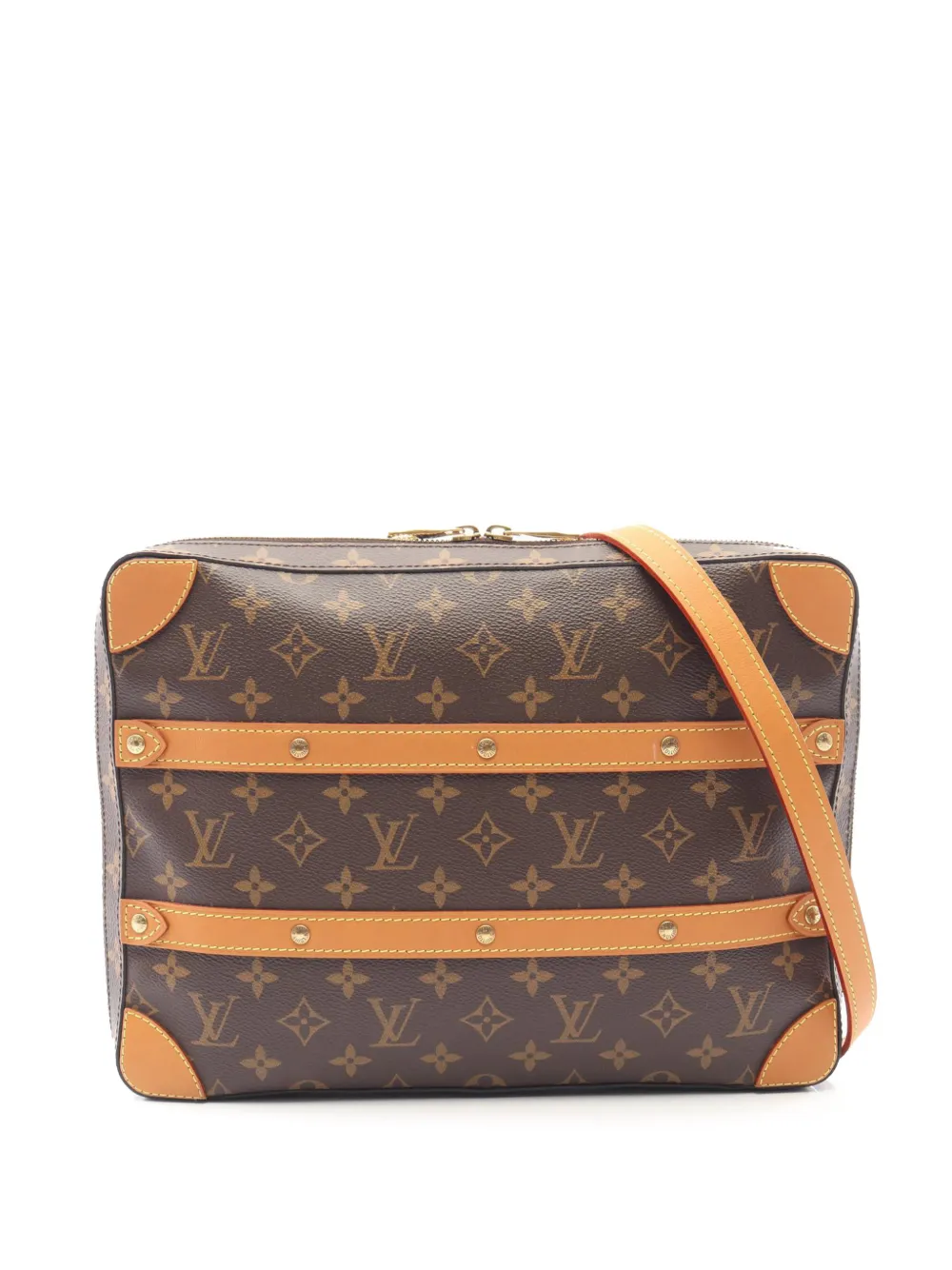 Louis Vuitton Pre-Owned 2019 Monogram Soft Trunk Messenger MM crossbody bag - Marrone