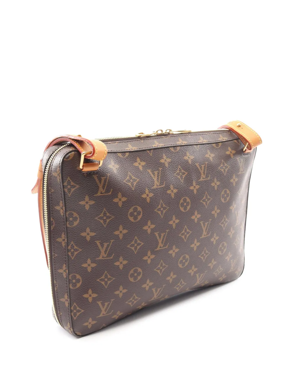 Louis Vuitton Pre-owned 2019 Monogram Soft Trunk Messenger MM Crossbody Bag in Brown, view 3