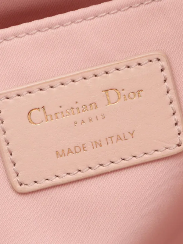 Dior Backpack Light Pink Canvas Leather de Jouy Christian Dior Kid main image 4