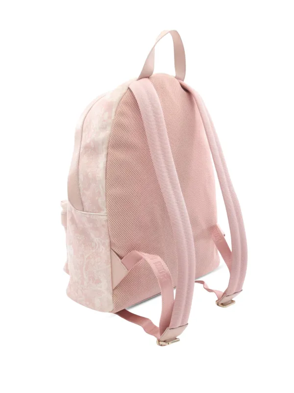 Dior Backpack Light Pink Canvas Leather de Jouy Christian Dior Kid main image 2