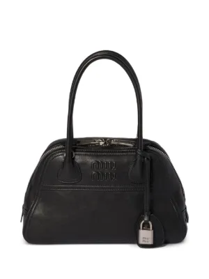 miumiu♡レザーバッグ ♡黒 Black Ivy Leather Bag | Miu Miu - Japan