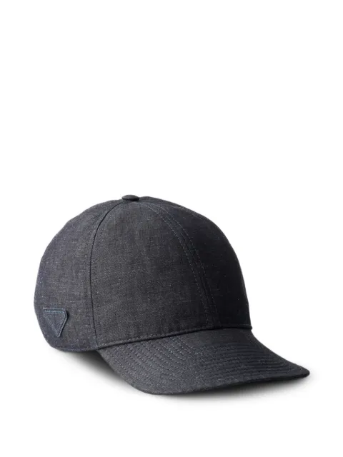 Prada denim baseball cap