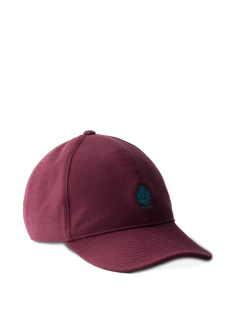 Prada old piqué baseball cap - Rosso
