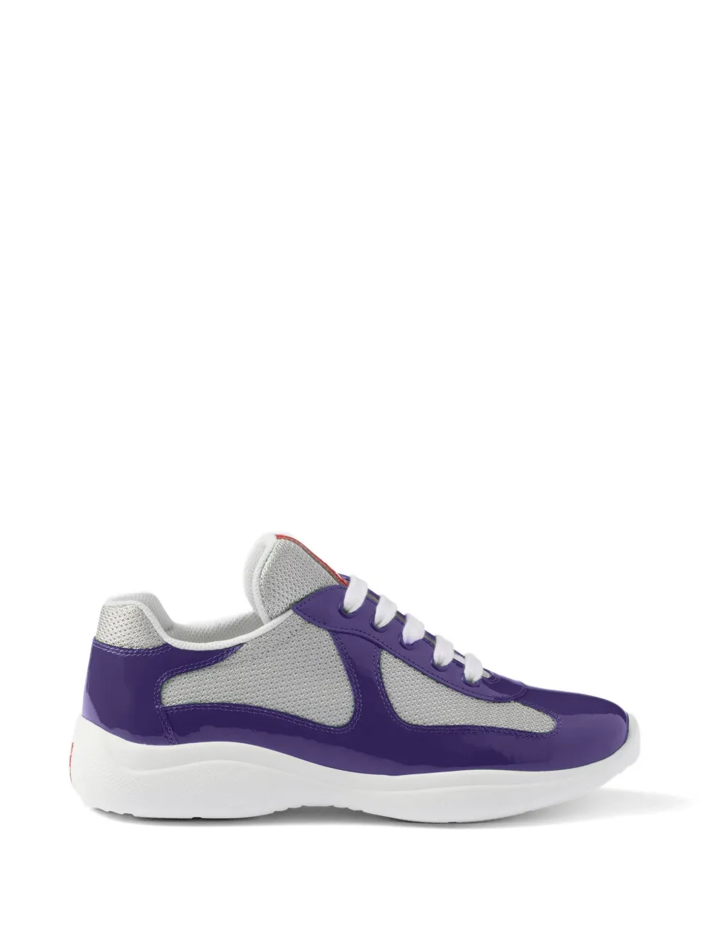 Prada America's Cup biker fabric sneakers - Purple