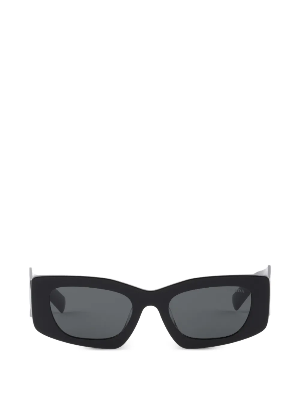 Prada Eyewear Sunglasses with triangle logo - Nero
