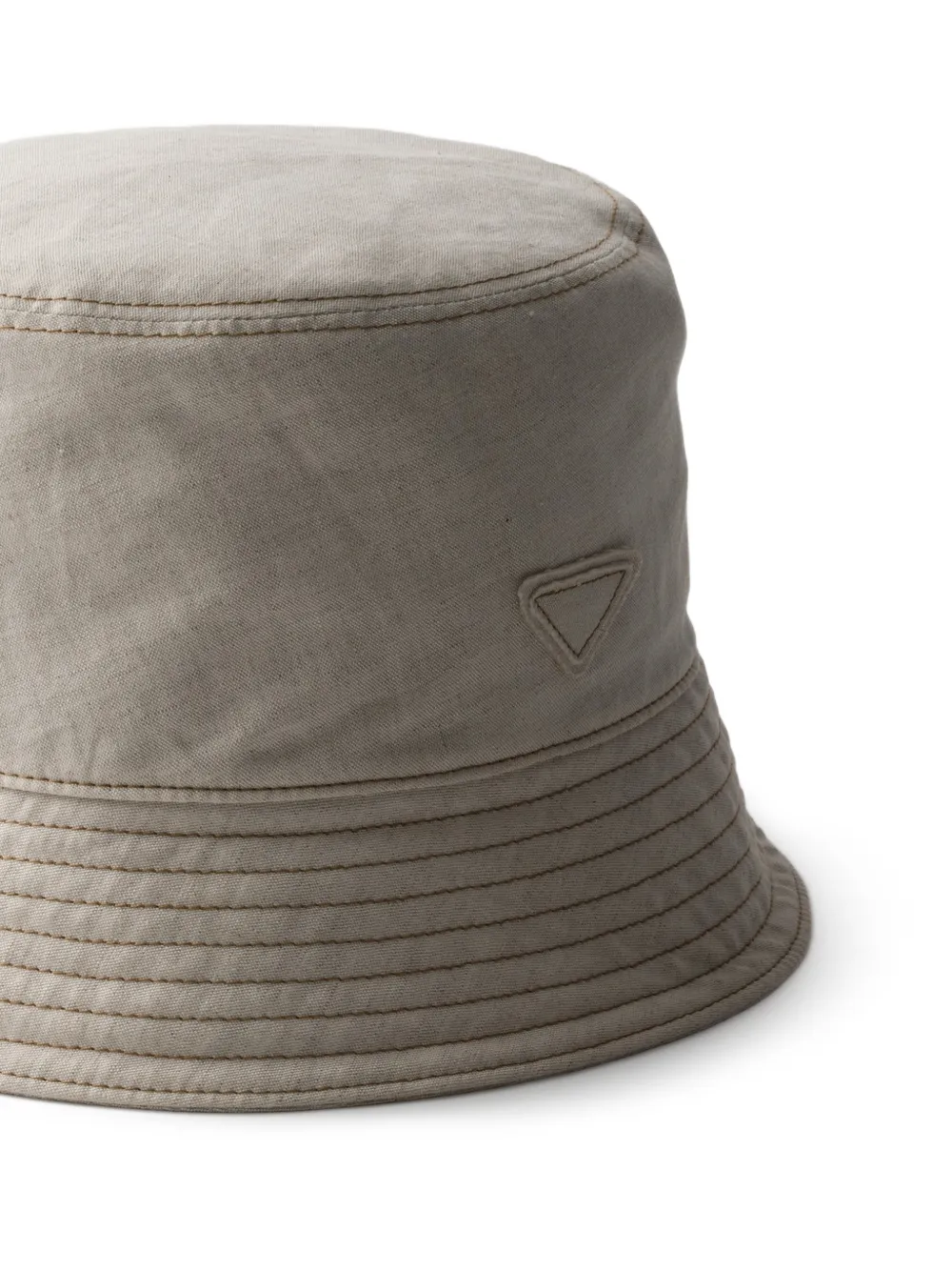 Prada Denim vissershoed Beige