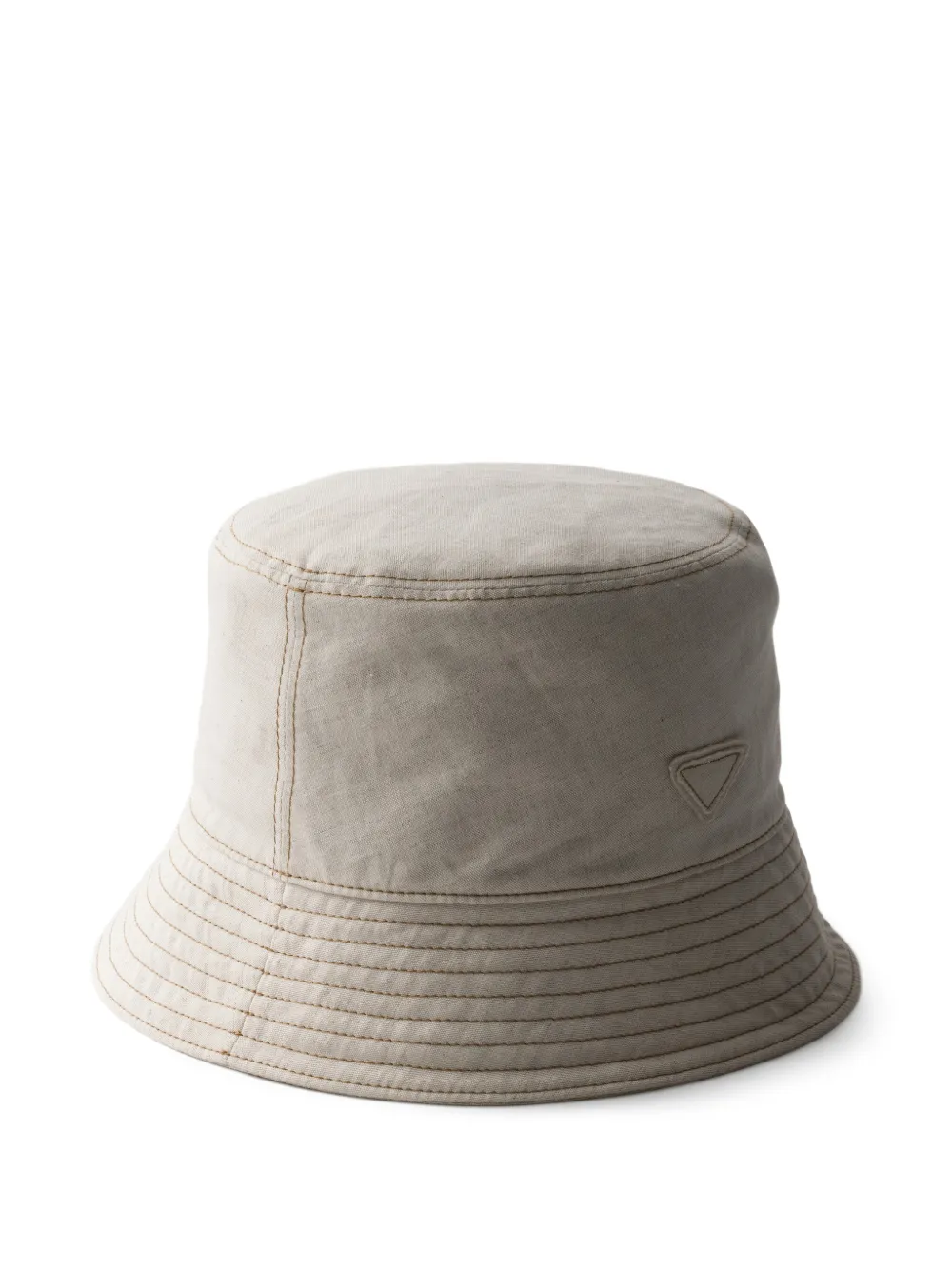 Prada Denim vissershoed Beige