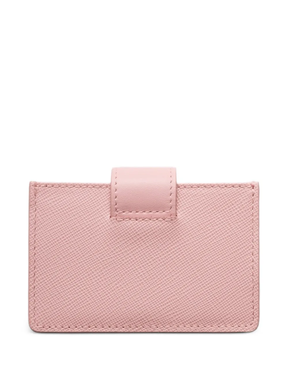 Prada Saffiano leren pasjeshouder Roze