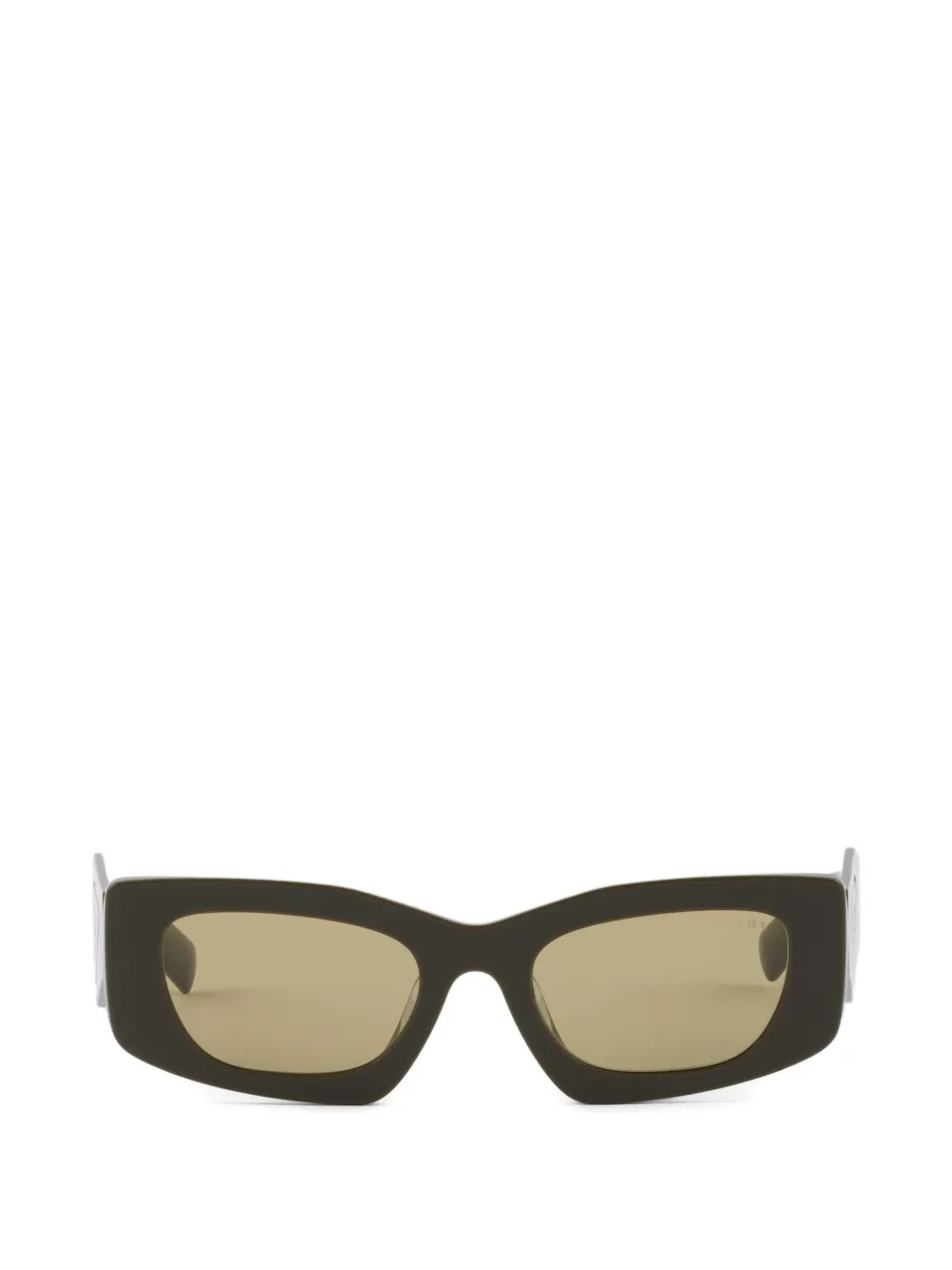 Prada Eyewear sunglasses with triangle logo - Verde