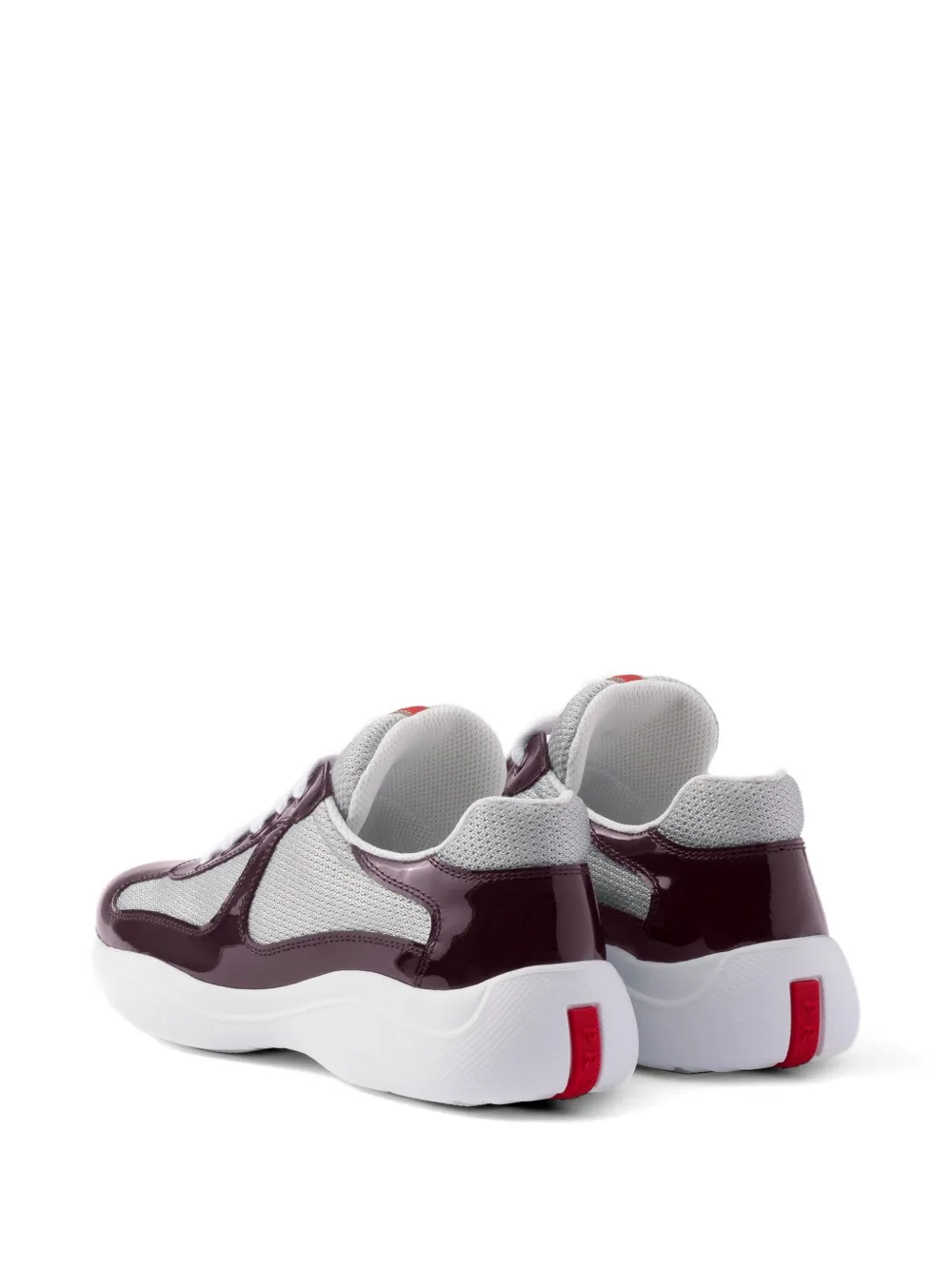 Prada America's Cup sneakers van fietsstof Grijs