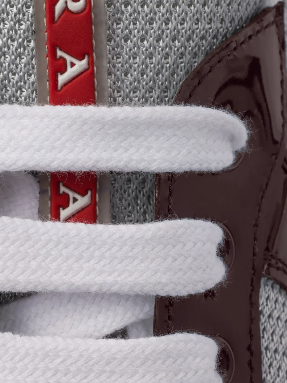 Prada America's Cup sneakers van fietsstof Grijs