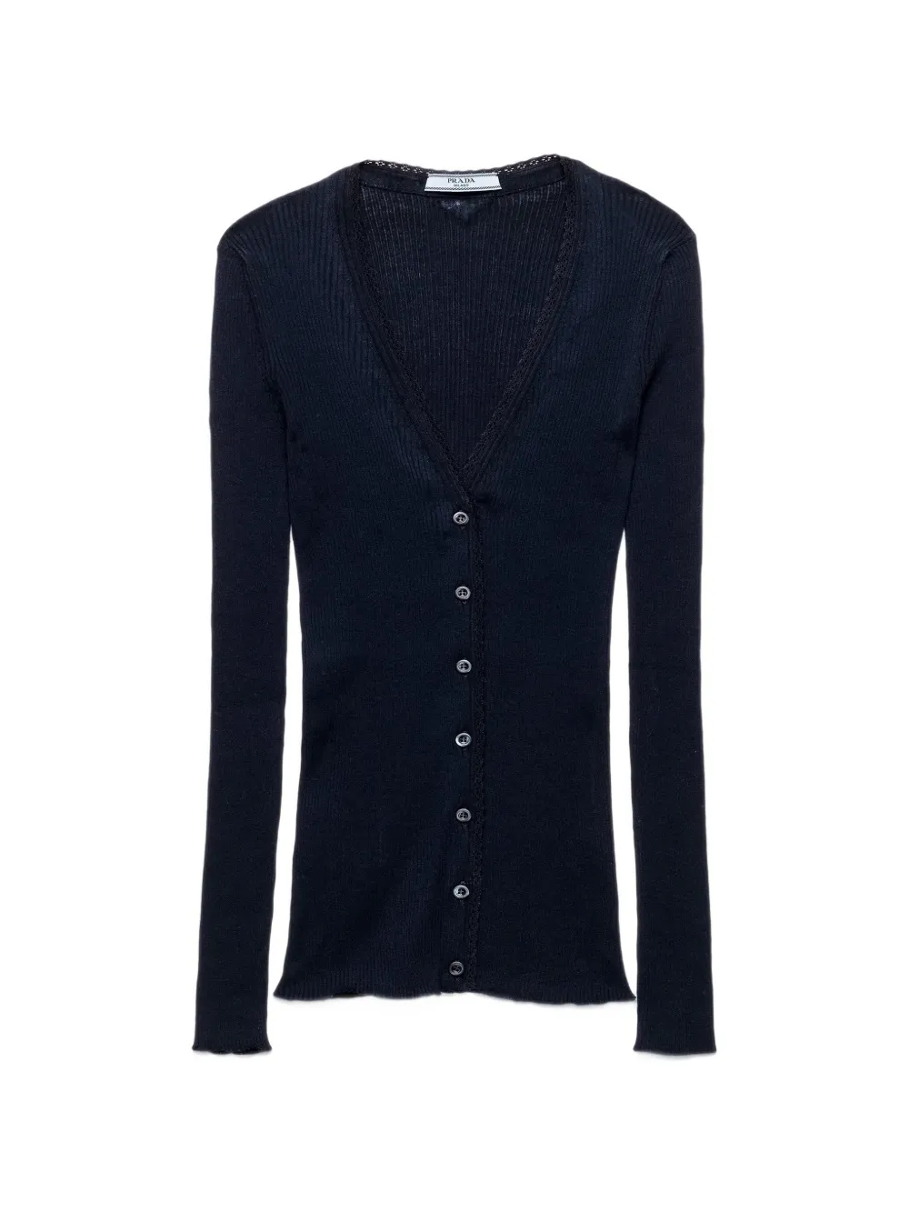 Prada cotton cardigan - Blu