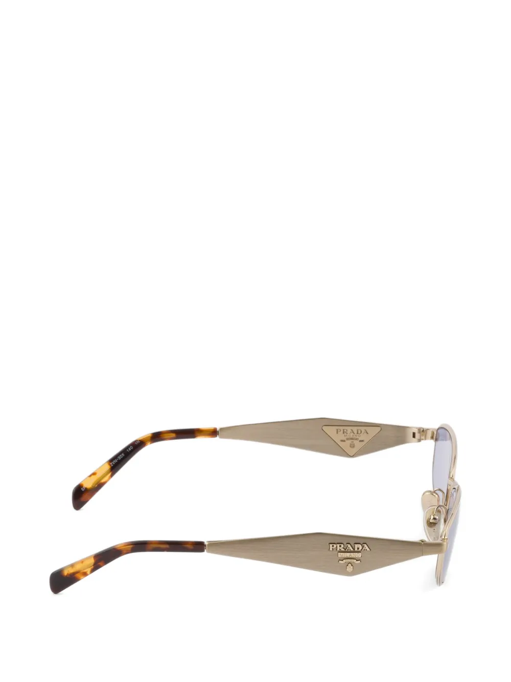 Prada Eyewear Zonnebril met Prada-logo Goud