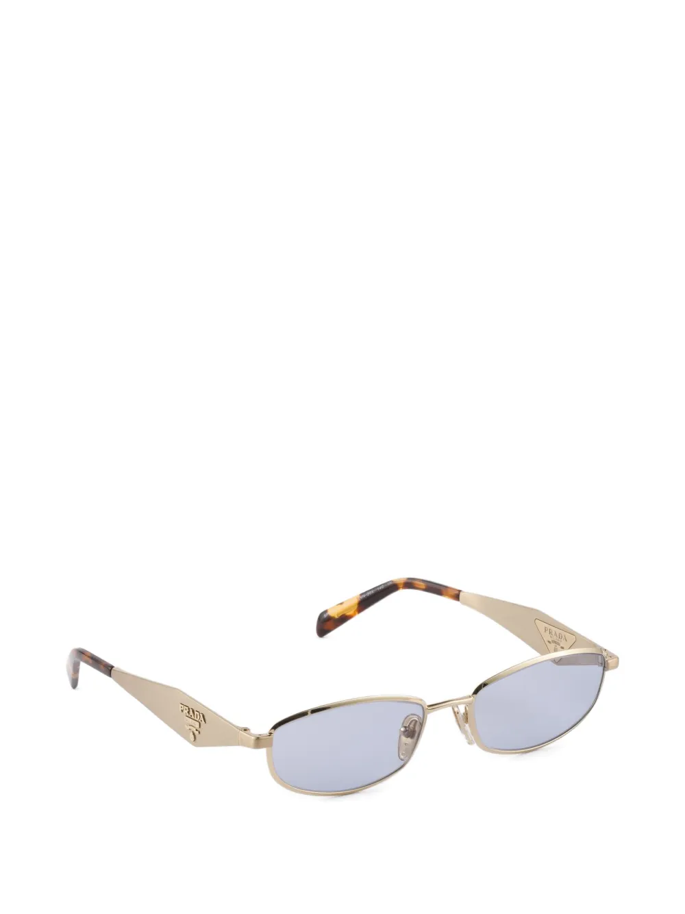 Prada Eyewear Zonnebril met Prada-logo Goud