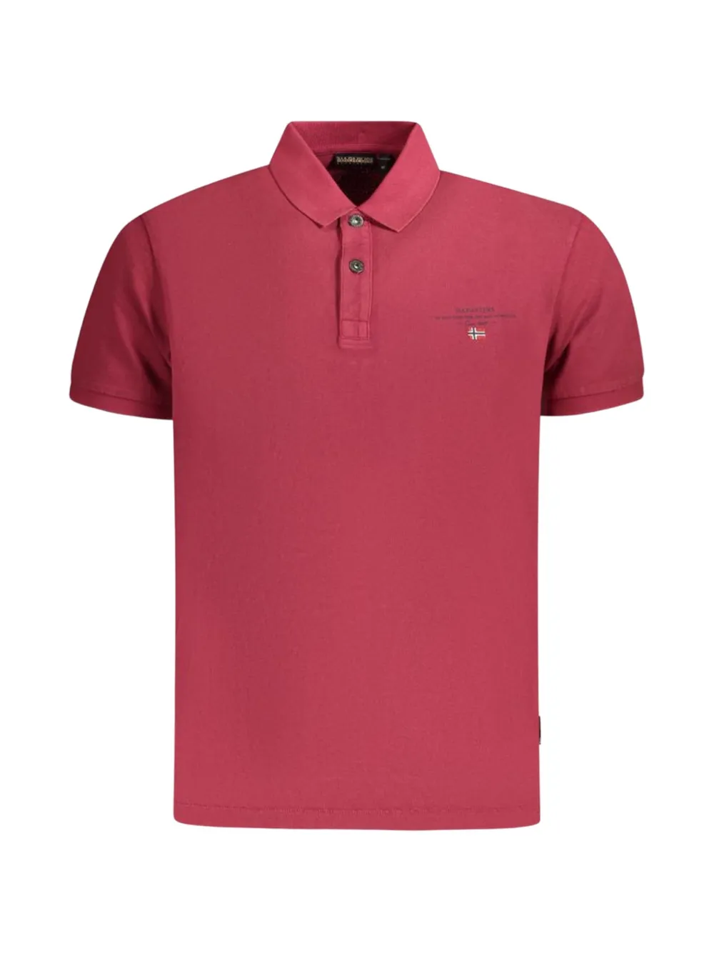 Napapijri short-sleeve cotton polo shirt - Rosso