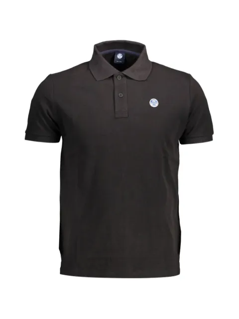 North Sails logo-patch polo shirt