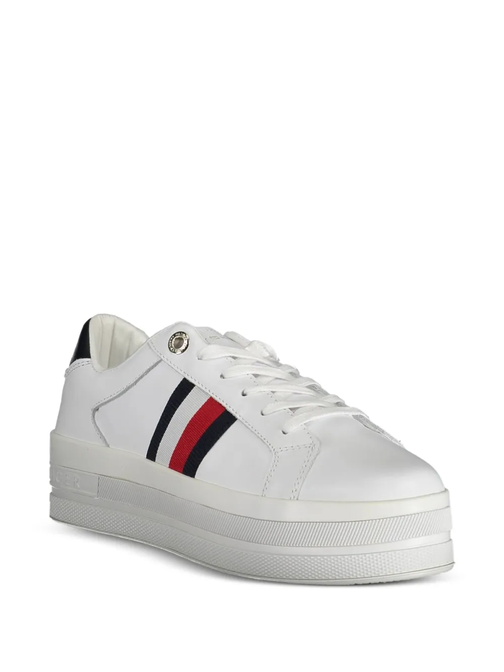 Tommy Hilfiger logo-detail sneakers Wit