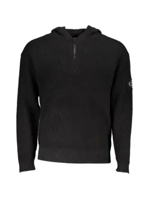 Mugler Balloon Sleeves Drawstring Hoodie | Black | FARFETCH